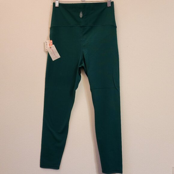 Free People x HATCH Never Better Maternity Leggings Sz MGarden Green Boho Yoga - Picture 6 of 15